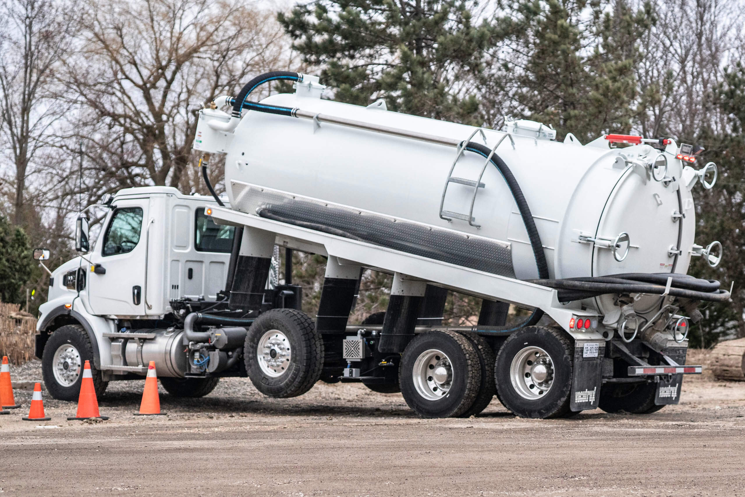 Vacutrux EnviroTrux - Industrial Grade Septic Truck - White