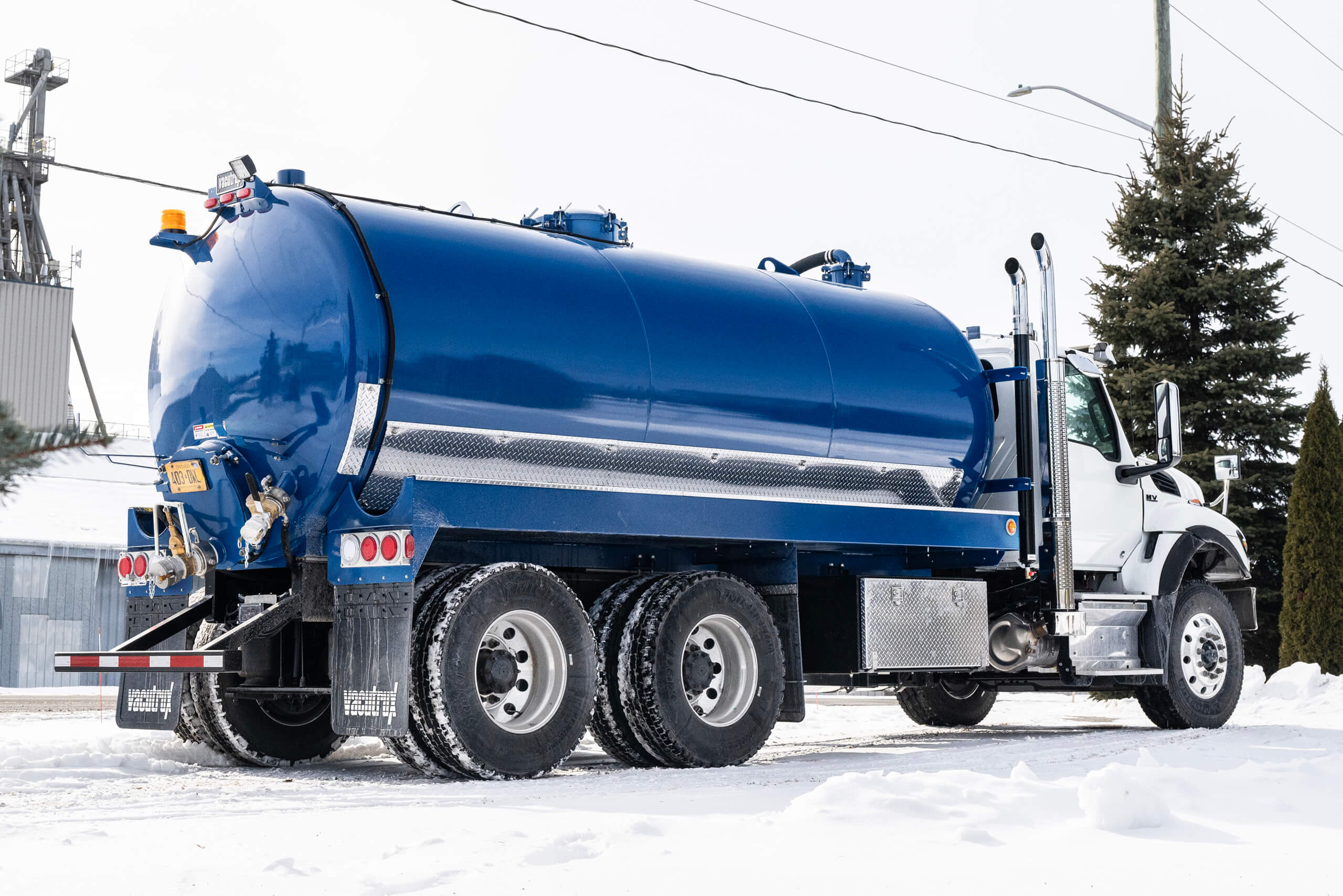Vacutrux SepticTrux - Custom Built Septic Trucks - Blue
