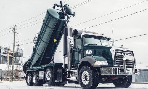 Vacutrux EnviroTrux - Industrial Grade Septic Truck w/ Tank Hoisted