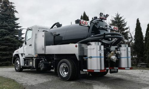 Vacutrux Biocollex - Grease and Food-waste Truck w/ Vacuum Drums