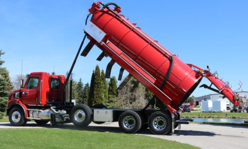 Vacutrux EnviroTrux - Industrial Grade Septic Truck Red